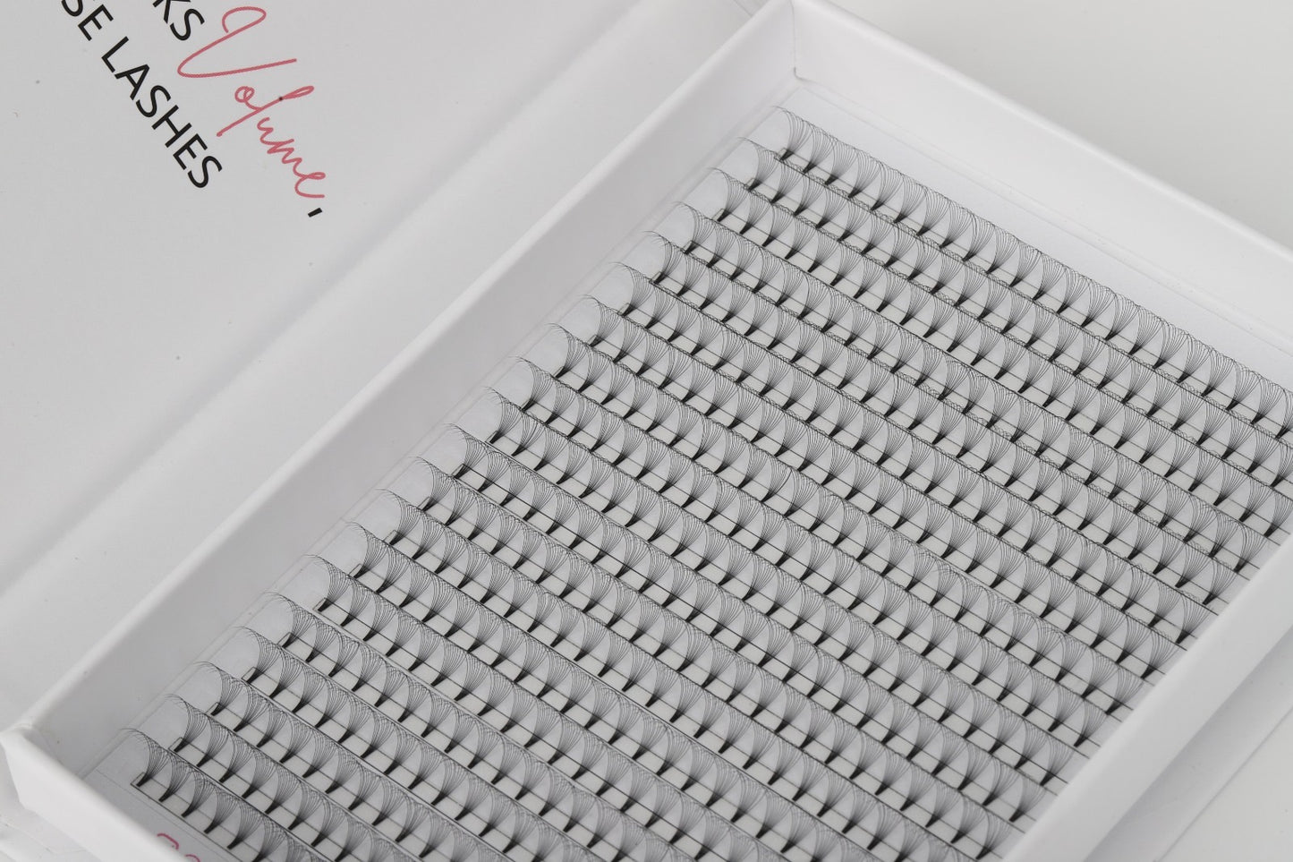 Scarlett Beauty 10D premade lash extension XL Trays ultra soft cashmere, Korean PBT fibre lashes for professional lash artists.