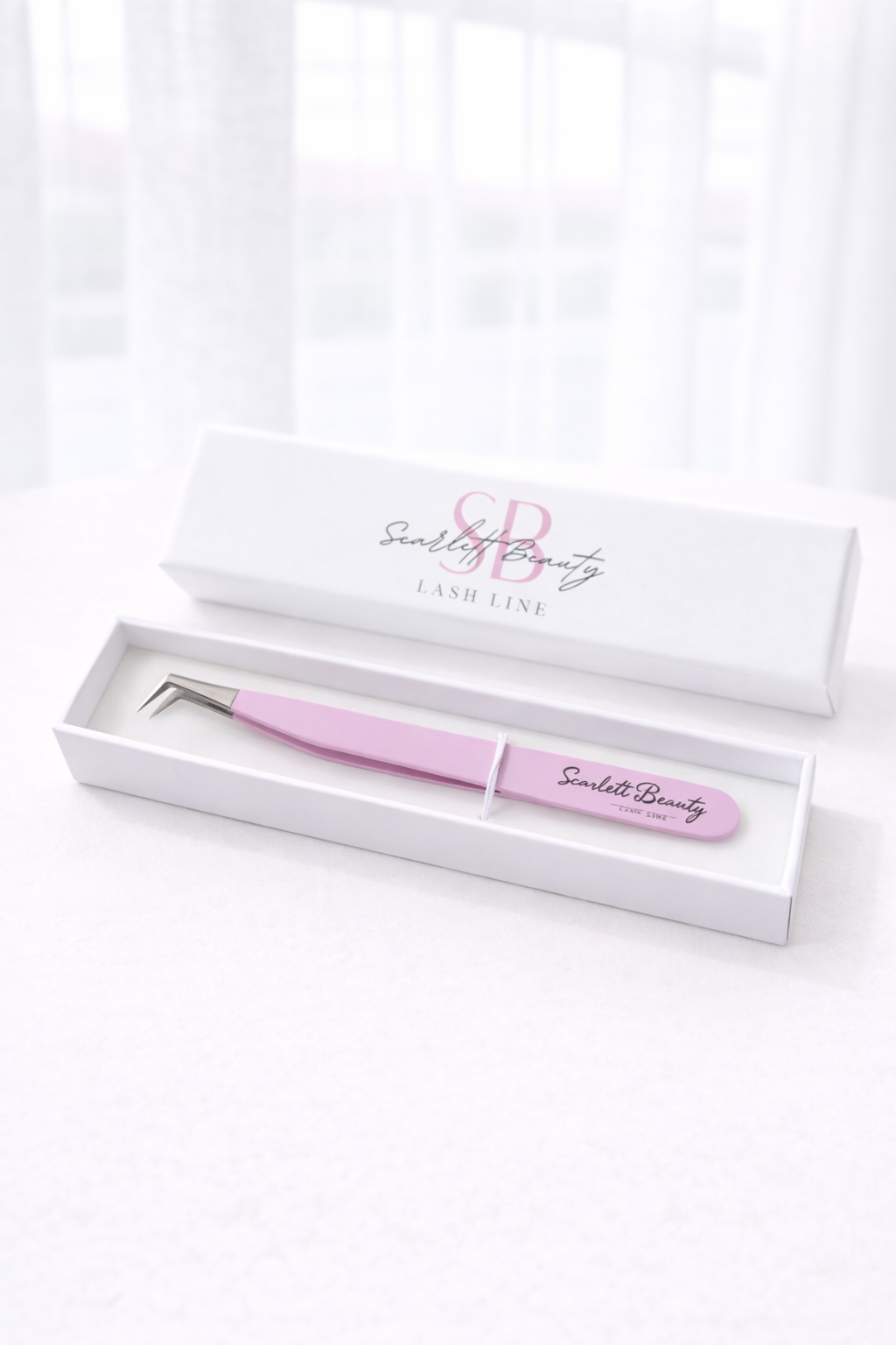 Scarlett Beauty Boot tweezers for lash extensions