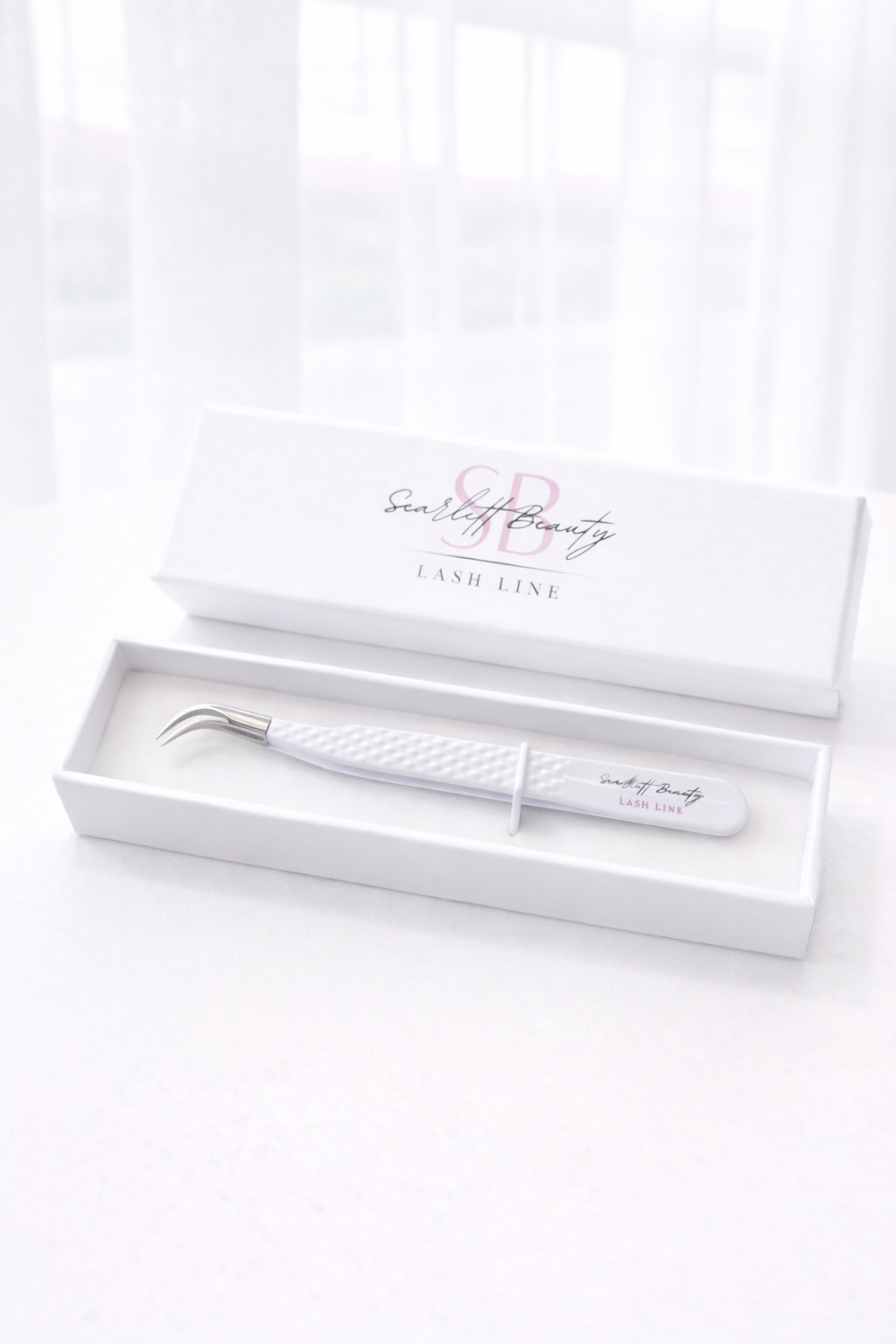 Diamond Grip Isolation Tweezer- Pink