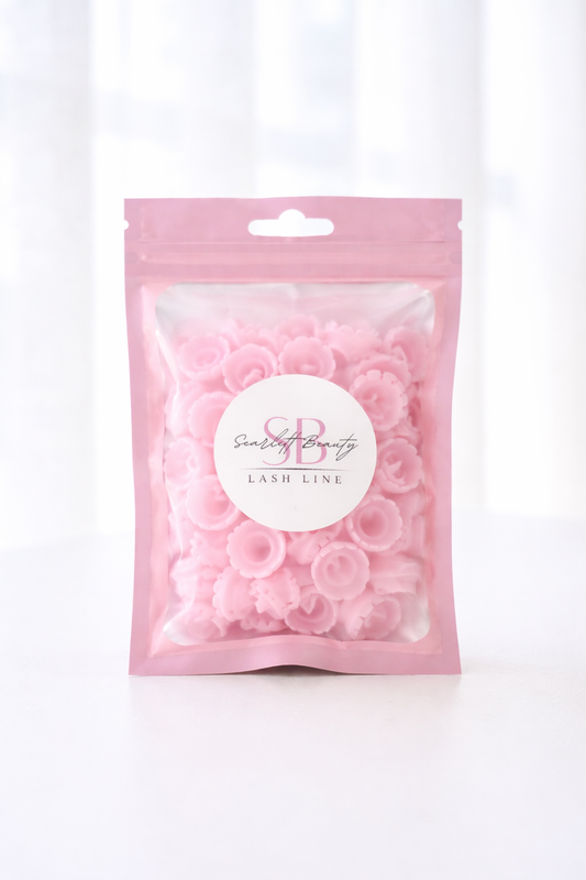 Blossom Cups are specially designed adhesive cups that help maintain glue freshness while creating the perfect surface for volume fan pickup.