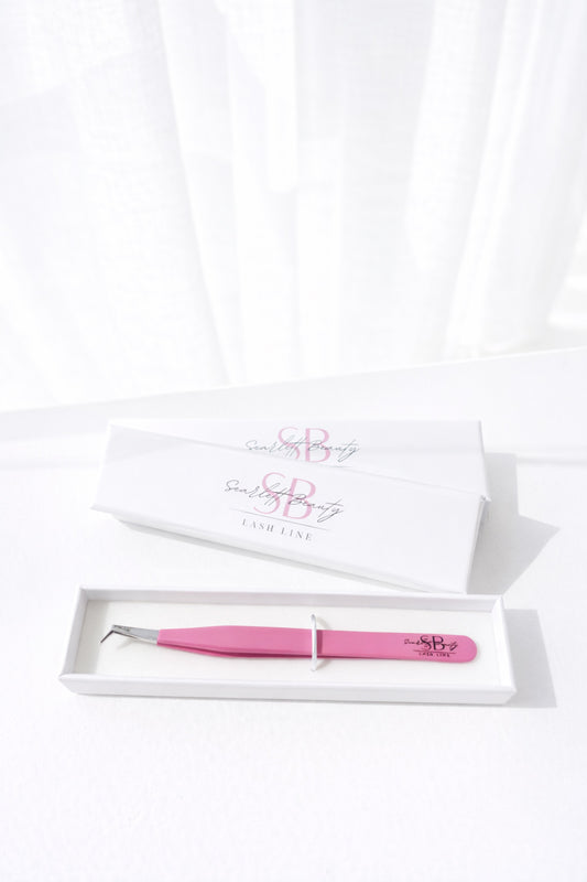 90° Volume Boot Tweezer- Pink