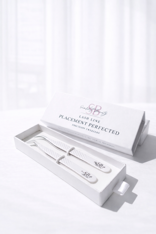 The Precision Grip Tweezer Duo- White