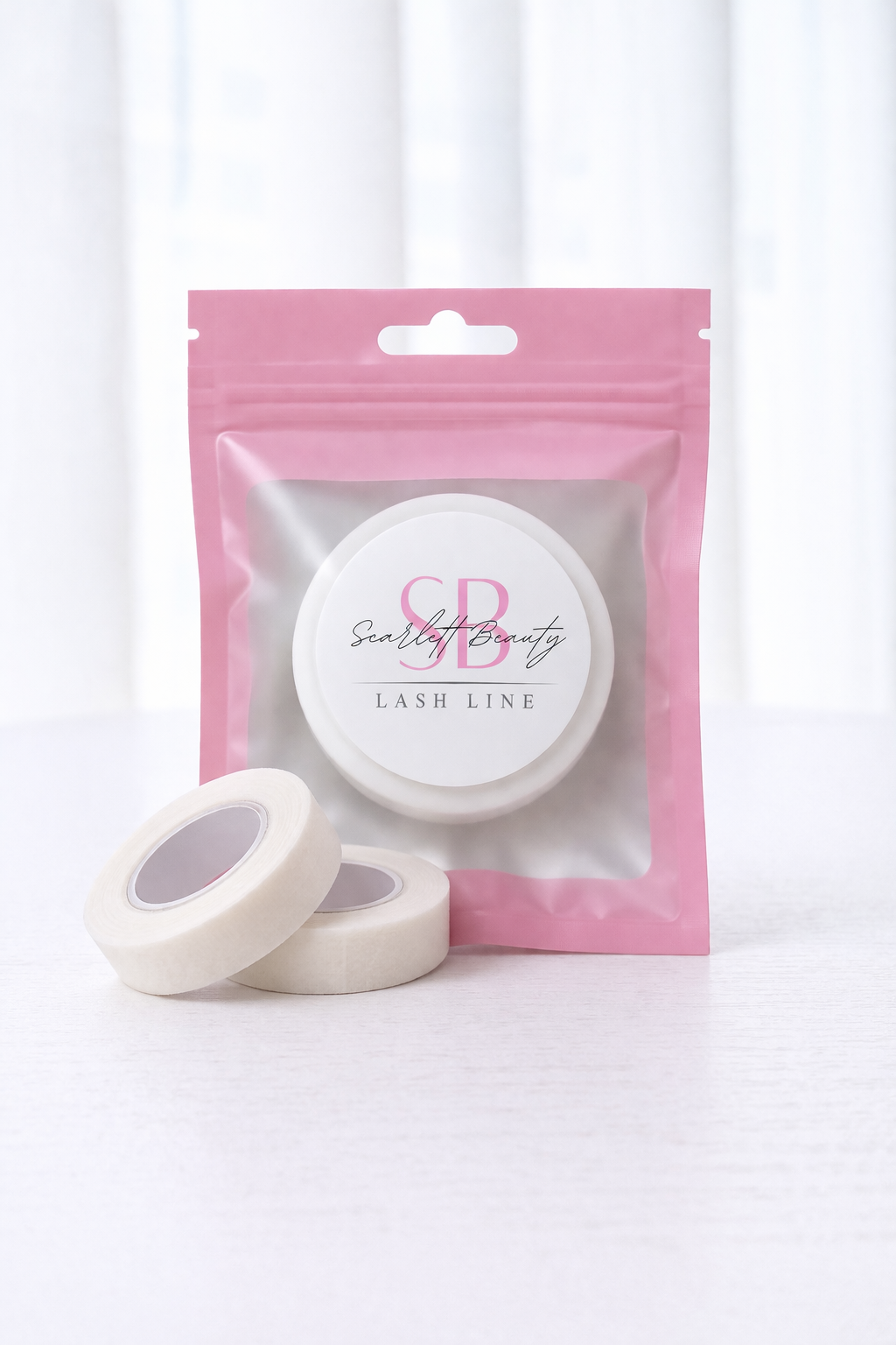 Non-Woven Lash Tape is a versatile tape designed to assist lash artists during lash extension applications by improving visibility and lash isolation and for glue stones