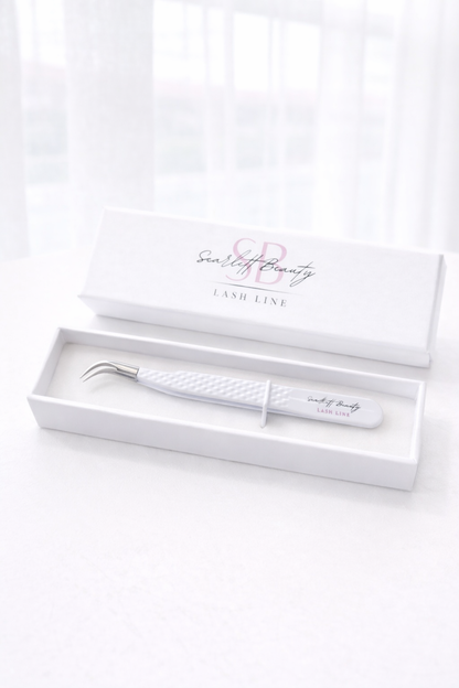 Diamond Grip Isolation Tweezer- Pink