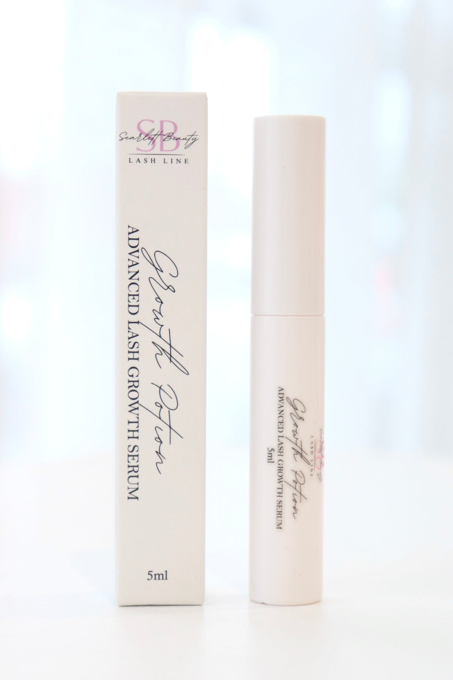 Growth Potion lash growth serum for longer stronger natural lashes by Scarlett Beauty Lash Line