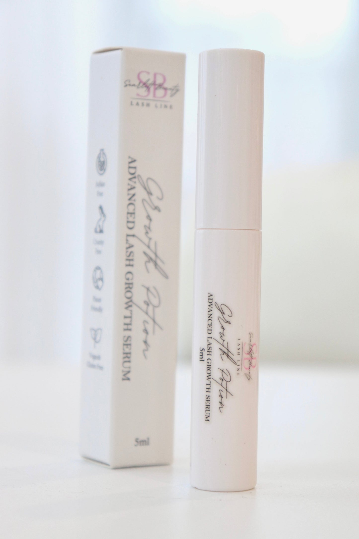 Growth Potion lash growth serum for longer stronger natural lashes by Scarlett Beauty Lash Line